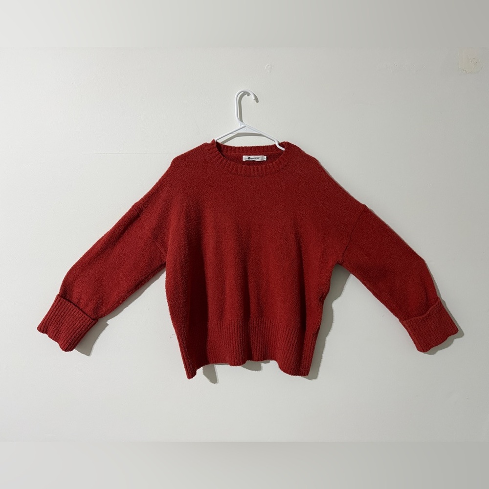 Red Crew Neck Sweater